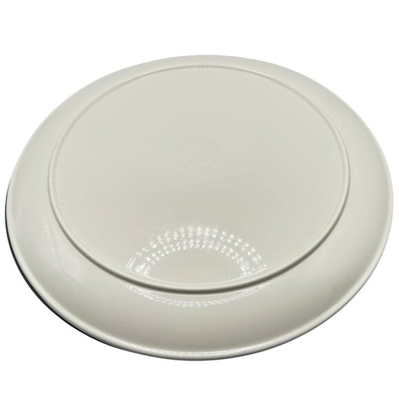 World Market Melamine Dinner Plates 11" Set of 4 Peacock Design Blue Green - Picture 4 of 5